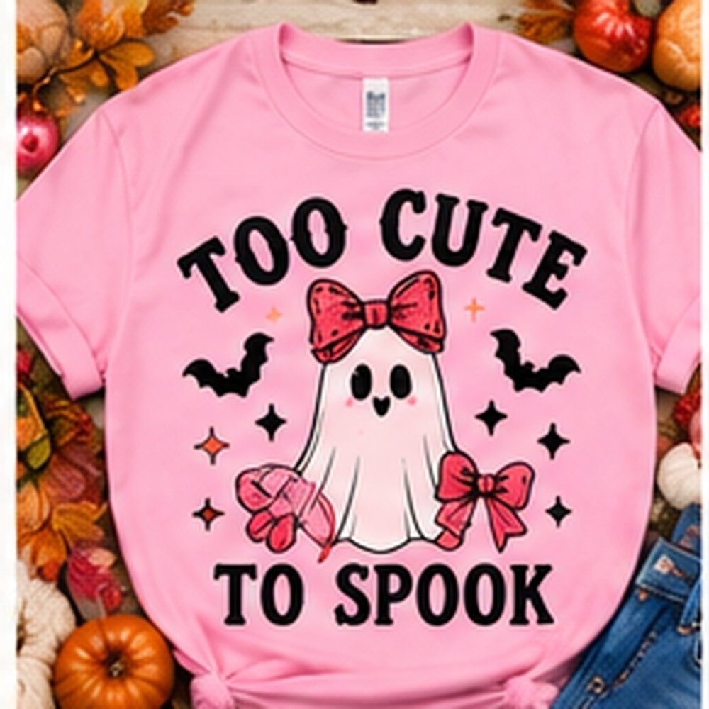 Too Cute to Spook Gildan Graphic Tee